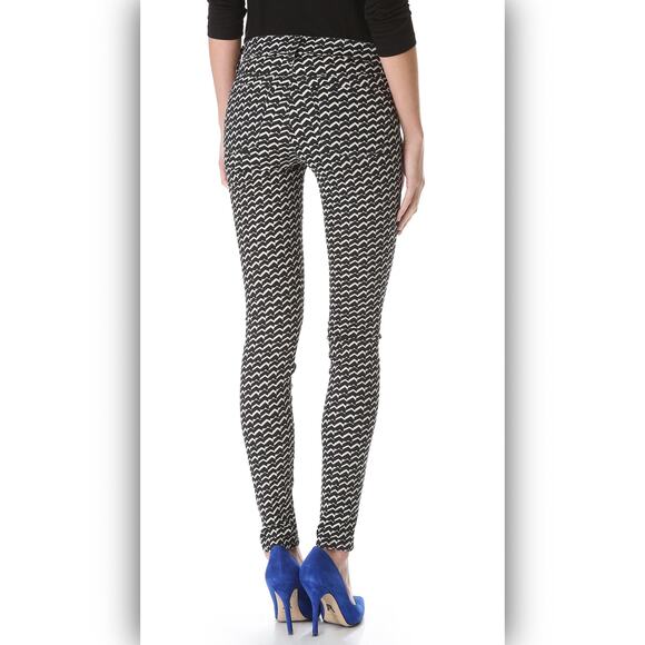 J Brand Berlin Print Super Skinny Leg Jean Mid Rise Women's Size 24 NWT - Picture 14 of 15